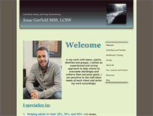 Tablet Screenshot of isaacgpsychotherapy.com